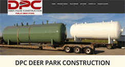 Desktop Screenshot of deerparkconstruction.com